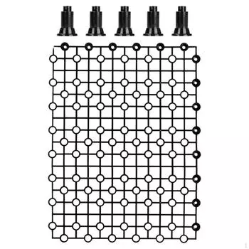 Доска для аквариума, нижний разделитель, разделитель, аксессуар, для панели-разделителя, нижний фильтр 1pc