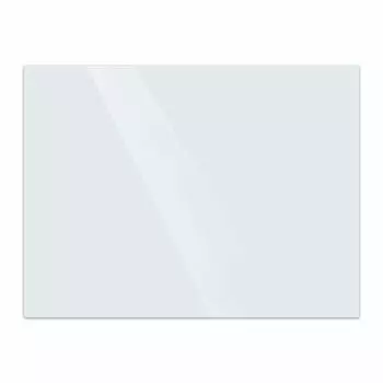 Доска для белой доски LOWYA, стеклянная доска, настенная из закаленного стекла, 110 x 80 см, обычного типа, белая