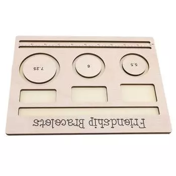 Доска для бисера для изготовления браслетов из ювелирных изделий, надежная фиксация, прочная деревянная доска для бисера своими руками для брелка