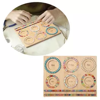 Доска для бисероплетения для изготовления ювелирных изделий Практичная панель для сортировки бусин Креативная доска для бисероплетения для изготовления ювелирных изделий ручной работы