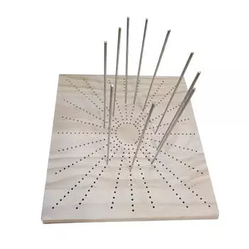 Доска для блокирования крючком с 10 блокирующими ковриками для вязания спицами и крючком