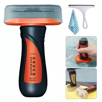 Доска для чистки автомобильных стекол Гидрофобная защита лобового стекла Окна автомобиля Долговечная прозрачность Водоотталкивающее гидрофобное стекло 2pcs Rain repeller