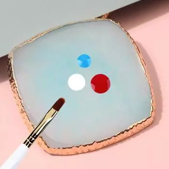 Доска для демонстрации ногтей, гладкая поверхность, разноцветная, привлекающая внимание, великолепная палитра для рисования своими руками, маникюрные инструменты белый