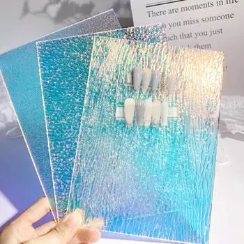 Доска для демонстрации ногтей с эффектом Авроры, художественная практика, акриловый высококачественный красочный дизайн ногтей 1