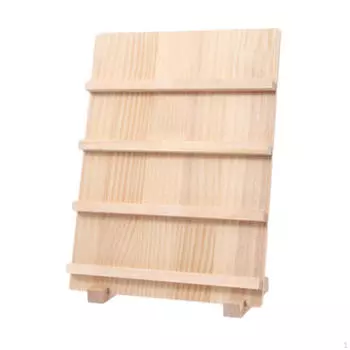 Доска для дизайна ногтей, подставка для сережек, органайзер для ювелирных изделий, портативная полка для показа в деревенском стиле 4