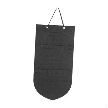 Доска для хранения брошей, держатель для хранения коллекций, наград, большая вместимость, войлочная подвеска чёрный