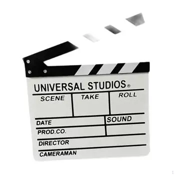 Доска для кинопленки Подвесной декоративный аксессуар Театральный реквизит Декор 20x20 cm белый