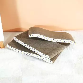 Доска для кошачьих когтей картонная коробка для кошачьих когтеточек для кошек в помещении двусторонняя прочная с кошачьей мятой