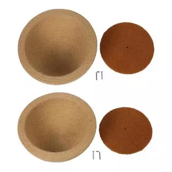 Доска для кошачьих когтей, миска, многофункциональная, 2 в 1, сизаль, кошачья, лежанка для котенка Balanced Style round Bottom