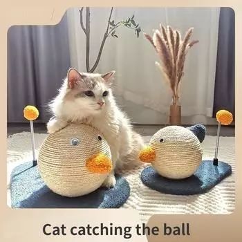 Доска для кошачьих когтей, мячик для кошачьих царапин, рама для ползания кошек, стойка для кошачьих царапин, без стружки, игрушка для кошек, инструмент для царапания конопли из сизаля
