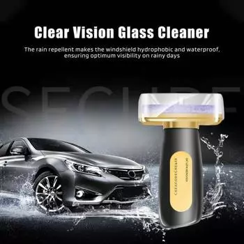 Доска для мытья автомобильных стекол Гидрофобная лобовое стекло Долговечная защита Универсальное использование 2-в-1 Универсальная Доска для мытья стекол Отталкивает дождь A