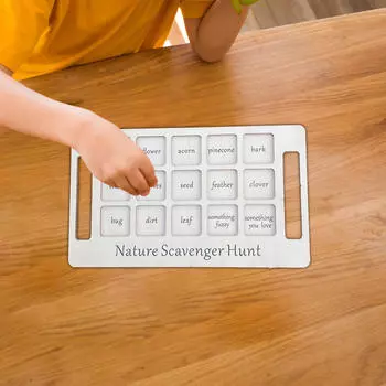 Доска для охоты на природу, деревянный поднос для игр, исследовательские занятия для детей, на открытом воздухе