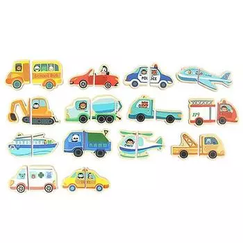 Доска для перевозки мам - магнитные пазлы, 1, 28 деталей, Korea Best Toddler Puzzle Puzzle
