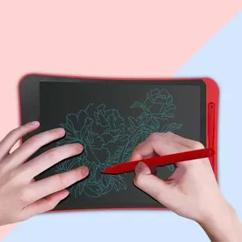 Доска для письма, защита глаз, рисование, обучающая игрушка, ЖК-планшет премиум-класса, аксессуар для дома розовый