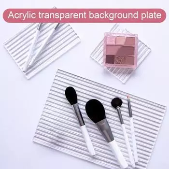 Доска для показа косметики, реквизит для фотографий, простота, износостойкий акриловый фон, поднос для макияжа для дома XS 1