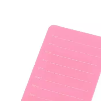 Доска для показа наращенных ресниц, ручная пластина для наращивания ресниц с ремешком на запястье 1pcs