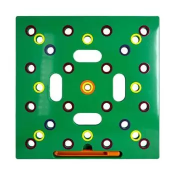 Доска для расстановки семян Шаблон для расстановки семян Инструмент для расстановки семян для точного размещения семян зелёный