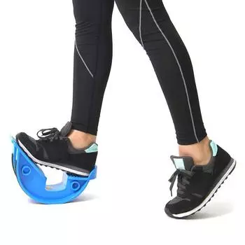 Доска для растяжки лодыжки, растяжка мышц ног, противоскользящая массажная педаль, облегчение боли, массажная педаль для лодыжки blue