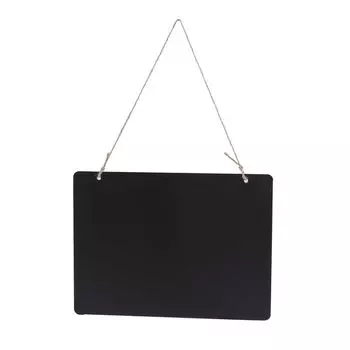 Доска для рисования мелом Pure Seek, настенная двухсторонняя мини-доска, миниатюрная декоративная черная доска, дисплей для меню с веревкой