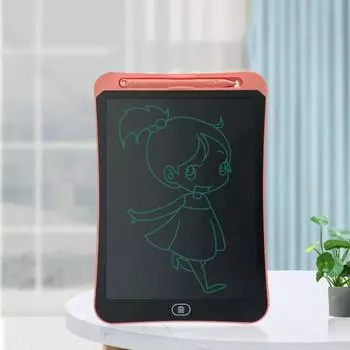 Доска для рисования, удобная кнопка одним нажатием, легкий планшет для рукописного ввода, детский ЖК-планшет для письма, ЖК-планшет, аксессуары для дома розовый