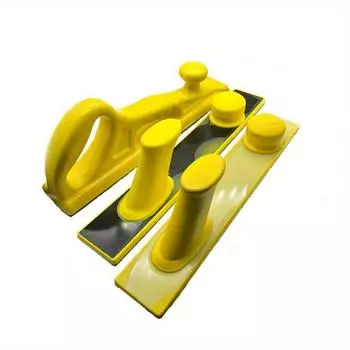 Доска для ручного шлифования, шлифовальная доска, автомобильная наждачная бумага, шпаклевка, серая ручная плоскость, прямоугольная доска для полировки пыли, изогнутая ручная шлифовальная доска 70*400 mm