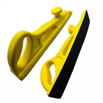 Доска для ручного шлифования, шлифовальная доска, автомобильная наждачная бумага, шпаклевка, серая ручная плоскость, прямоугольная доска для полировки пыли, изогнутая ручная шлифовальная доска 70*400 mm