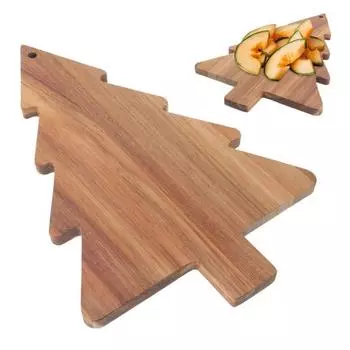 Доска для сервировки рождественской елки, деревянная разделочная доска, поднос для суши, кухонная разделочная доска для колбасных изделий