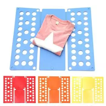 Доска для складывания рубашек Папка для одежды футболок Прочная, надежная, простая в использовании, широко применяемая, органайзер для белья Папка для рубашек чёрный