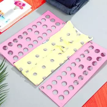 Доска для складывания рубашек Папка для одежды футболок Прочная, надежная, простая в использовании, широко применяемая, органайзер для белья Папка для рубашек оранжевый