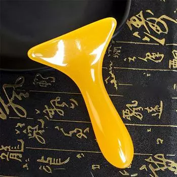 Доска для скребков Гуаша из смолы, точечный массажер для лица и тела, лопатка для меридиана, инструмент для расслабления мышц шейного отдела позвоночника кофейный