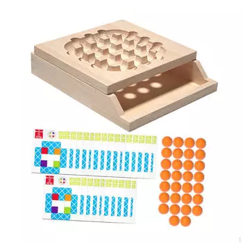 Доска для сопоставления цветов, развивающая игрушка для мозга, обучающая для детей 3, 4, 5, 6, 7 лет
