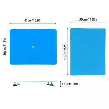 Доска для выравнивания смолы для эпоксидной смолы и краски Регулируемая по высоте и углу Многоцелевая Регулируемая синий
