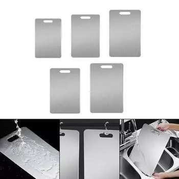 Доска для замешивания теста из прочной нержавеющей стали 15*25