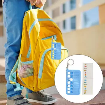 Доска для заметок, брелок, сумка, подвеска, диаграмма по дому со списком карточек, наклейки, металлический брелок для ключей