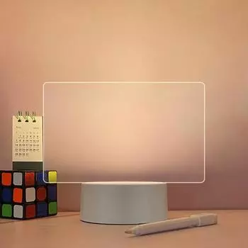 Доска для заметок креативный светодиодный ночник USB доска для сообщений свет с ручкой подарки для детей украшения ночник лампы для письма