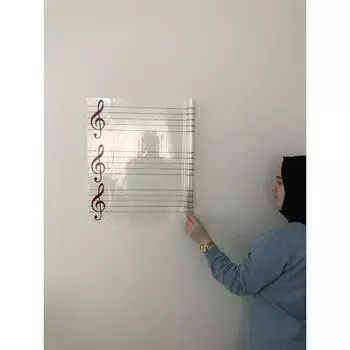 Доска для заметок с клавишей G и умной бумажной доской с портретом на подкладке и ручкой в подарок