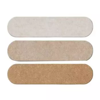 Доска для записей из фетра с булавками, полосками, доска объявлений, домашний офис, настенный декор, самоклеящаяся пробковая доска с булавками для заметок, фотографий, расписаний 3pcs коричневый