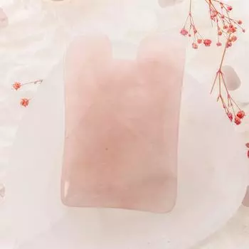 Доска Гуа Ша из розового кварца