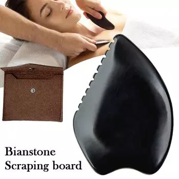 Доска Гуаша, массажер Гуаша Bianstone для лица, скребковая пластина для тела, скребок Гуаша для шеи и спины