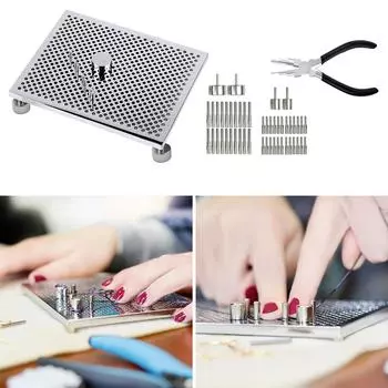 Доска и плоскогубцы для намотки ювелирных изделий Инструмент для намотки и обмотки проволоки из алюминиевого сплава Принадлежности для изготовления ювелирных изделий Приспособление для намотки ювелирной проволоки