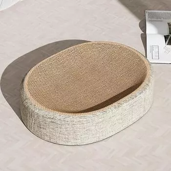 Доска-когтеточка для кошек из сизаля, износостойкая доска для кошачьих когтей, пеньковая веревка, игрушка для кошек, устойчивая к царапинам, скучное кошачье гнездо