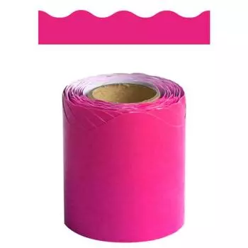 Доска объявлений, граница, наклейка, зубчатая отделка, декор для классной и офисной границы, водонепроницаемая декоративная лента красный