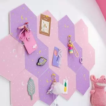 Доска объявлений Экологичный звездный свет Стиль 4 цвета Фото Настенная доска Декор белый