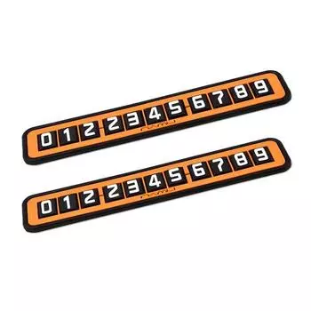 Доска объявлений о парковке PMC Namu, оранжевая, 2 шт., корейский автомобильный аксессуар