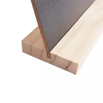 Доска объявлений, табличка, деревянная основа, ценник, черные доски, панель для заметок 10.5*12CM