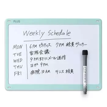Доска Plus Whiteboard Small Wall Hanging Soft Frame Green 538127 HWB-SF-GR