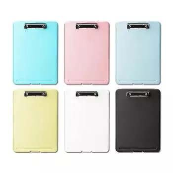 Доска с зажимом, пластиковая доска для экономии места, доска для скрепок, канцелярские принадлежности, подарок для тестовых документов, документов Blue