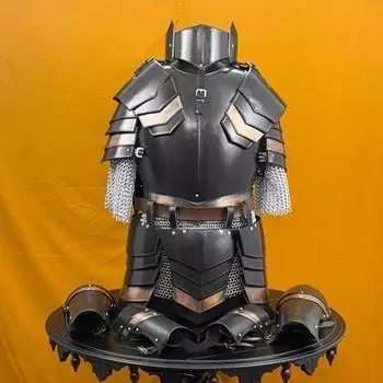 Доспехи рыцаря-тамплиера, культовый средневековый боевой костюм для LARP, коллекционеров косплея, изготовленная вручную историческая экипировка воина-крестоносца