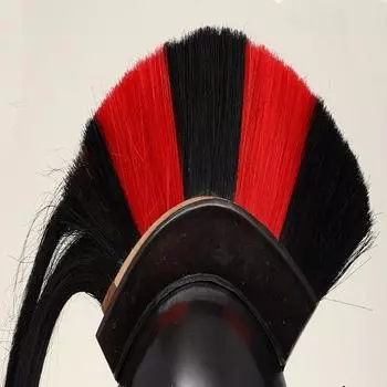 Доспехи средневекового царя Леонида, греческий спартанский черный римский шлем, спартанский фильм 300 спартанцев, подлинный