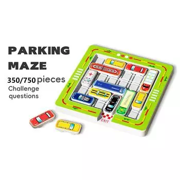 Достаньте игрушки из гаража — сенсорные игрушки для развития мелкой моторики, гаражные задания для раннего обучения и навыков мышления One Size